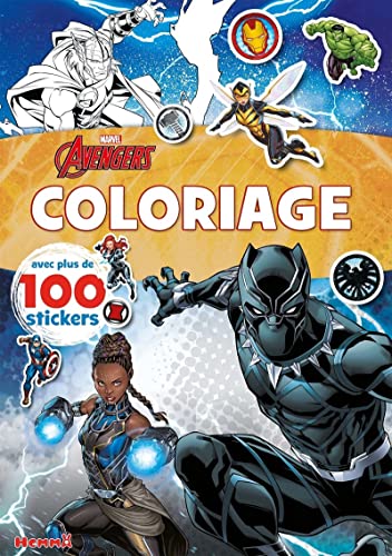  Marvel Avengers (Black Panther): Avec plus de 100 stickers