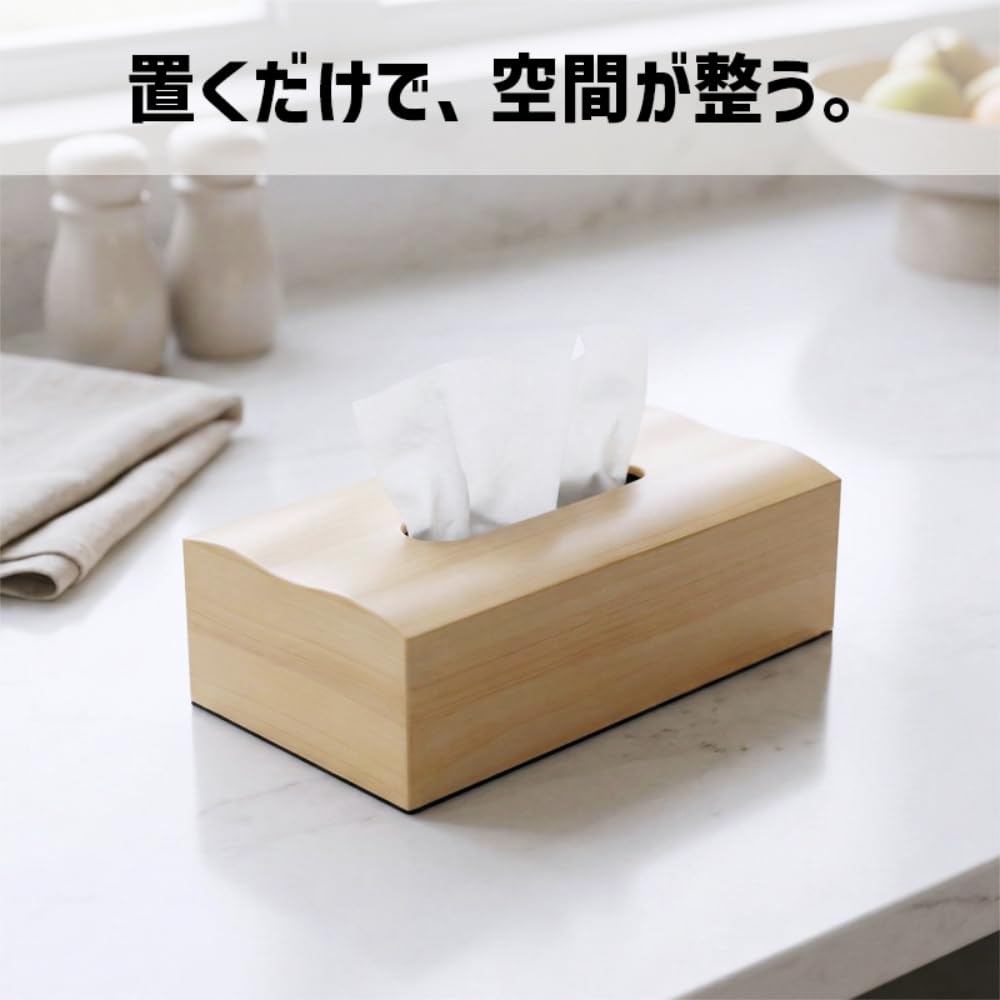 Amazon｜TATSU-CRAFT（タツクラフト） 木目塗り ティッシュケース