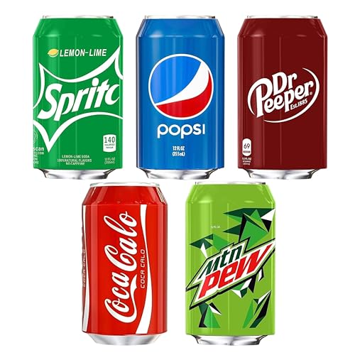 5 Pack Silicone Can Covers 12 oz (355 ml) - Reusable Silicone Soda Can Cover for Travel Camping Beach Days Outdoor Parties Fun Beverage Accessories Gift for Outdoor Lovers