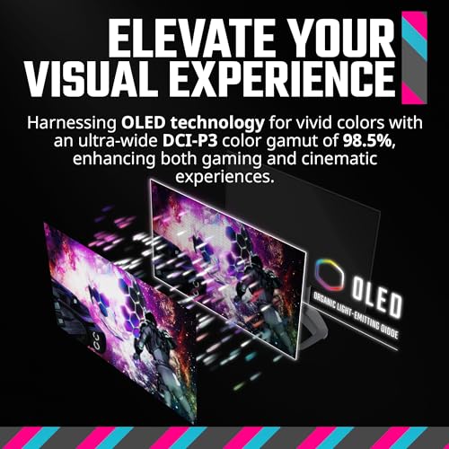 Image of Cooler Master Tempest GZ2711 27 inch OLED 2K 144Hz|240Hz QHD 2560 x 1440 PC Monitor, 0.03ms (MPRT), HDR10, DCR, FreeSync Premium, DP1.4 * 2, HDMI 2.1 * 2, USB B*1, USB A*2, USB C*1