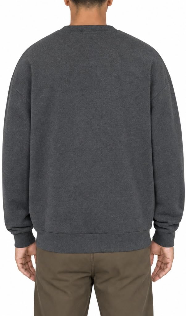 Photo 1 of 95% Cotton Crewneck with Full Arm & Chest Access | Dialysis, Chemo & IV Infusion Sweatshirt | Unisex Relaxed Fit (Gray, 2XL)