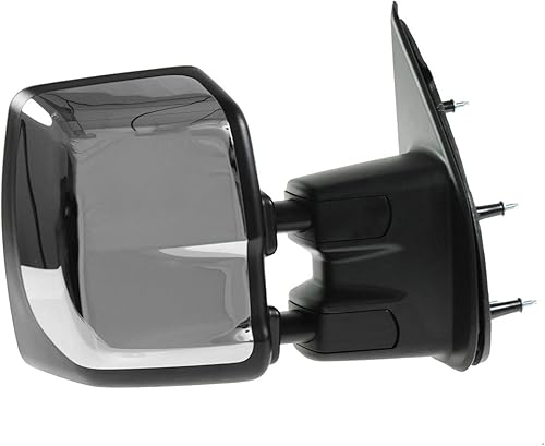 Miniatura 2 de El poder calentó el espejo del casquillo del cromo del pasajero derecho para Nissan NV 1500 2500 3500