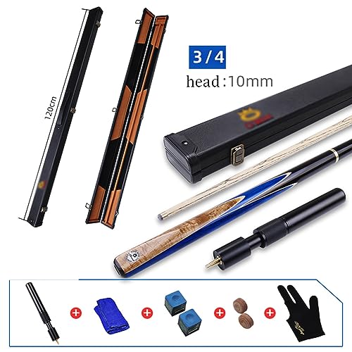 Taco de Snooker Profesional 145 cm Cuero 10mm miniatura 2