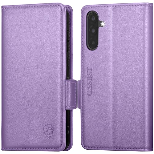 Housse Samsung Galaxy A17 5G violette idéale pour visionnage vidéo et cartes