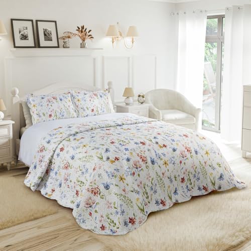 Emma Barclay Printemps – Couvre-lit matelassé Patchwork – Double
