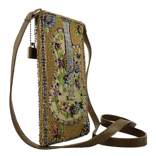 Mary Frances Garden Groove Crossbody Phone Bag, Brown4