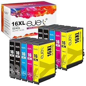 10 stuks ejet 16XL compatibele inktcartridges voor Epson 16 XL voor Epson Workforce WF2750 WF2630 WF2530 WF2510 WF-2750 WF-2630 WF-2760 WF-2660 WF-2650 WF-2540 WF-2530 WF-2520 externe WF-2010 WF 2750
