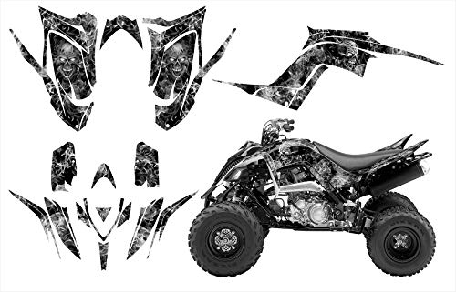 Raptor 700 R graphics decal kit fits 2013-2021 design #9500 Zombie (Metal)