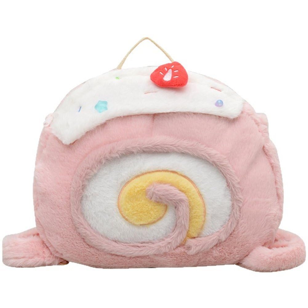 Sac à dos en peluche patchwork compact pour résoudre le manque de place en voyage