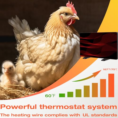 H&G Lifestyles CCH4029 Chicken Coop Heater Radiant Heat Panel Cozy Coop Heater thumb #3