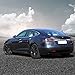 GearLiv Spoiler, Tesla Model S 2012-20 Carbon Fiber Trunk Lip Spoiler Performance Style, Glue Adhesive, Easy Install, Super Light