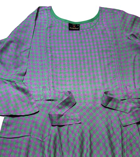 Image of DUMMY SHAPE Feeding Kurtis for Women Cotton Blend | Floral Pregnancy Flare Kurta with Dual Nursing Zippers to Pre & Post Partum | Maternity Dresses | Gifts for Pregnant Woman