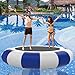 YEYUBIW Round Inflatable Water Trampoline for Adults Kids Water Sports Recreational Floating Jumping Bed Fishing Swimming Platform,10 FT