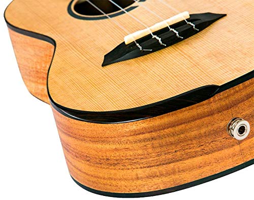 Flight Ukeleles Victoria Tenor Electro Ukulele – Active Pickup Naturel - Les Beatles, Paul McCartney, John Lennon, RIngo Starr, George Harrison Flight Ukeleles Victoria Tenor Electro Ukulele - Active Pickup Naturel – Image 6