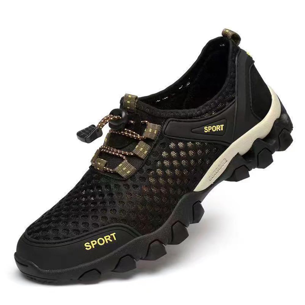 Fansu Zapatos de Agua Hombre Mujer, Barefoot Escarpines Deportes Acuáticos Secado Rápido Zapatos de Playa Ligeros Antideslizante Calzado para Adulto Surf