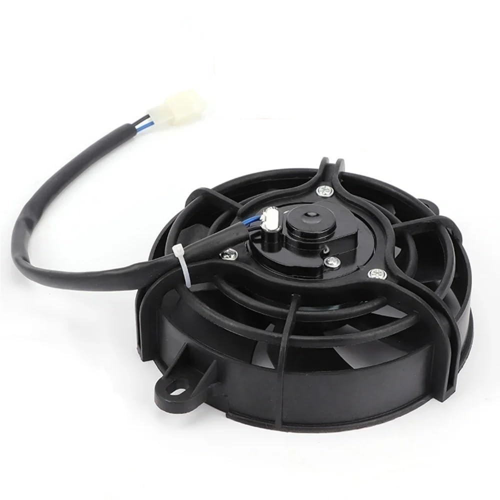 Ventilador radiador Ventilador Refrigeración Electroventilador Motocicleta 12v Radiador Universal Con Interruptor Sensor Temperatura Para Piezas 150cc-250cc ATV Quad Dirt