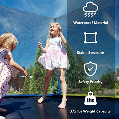 Image of STEP OVER 6FT,8FT,10FT,12FT, 14FT, 16FT Trampoline (14 FEET) for Kids /Adults || Indoor /Outdoor (Supports Upto 275kgs)||Enclosure net and Poles Safety Pad Jumping Mat ||Heavy Duty||2026 Edition