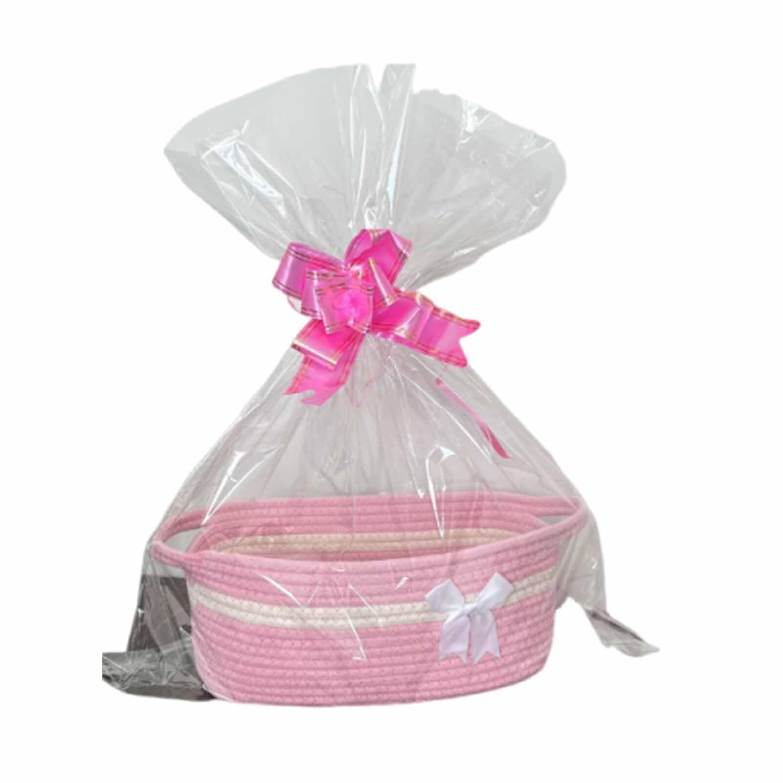 Zymoplas Three Hollow Gift Basket, Woven Storage Basket Large Capacity, Stylish Wrapping Baby Baskets, Baskets, 3