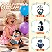 Bakalizoo 10'' Penguin Dolls with Scarf, Soft Stuffed Plush Animal Toys Plushies - Gifts for Kids Toddlers Birthday Christmas Day (Blue)