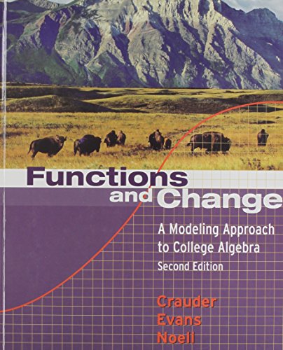 Functions and Change, Custom Publication 0618306382 Book Cover