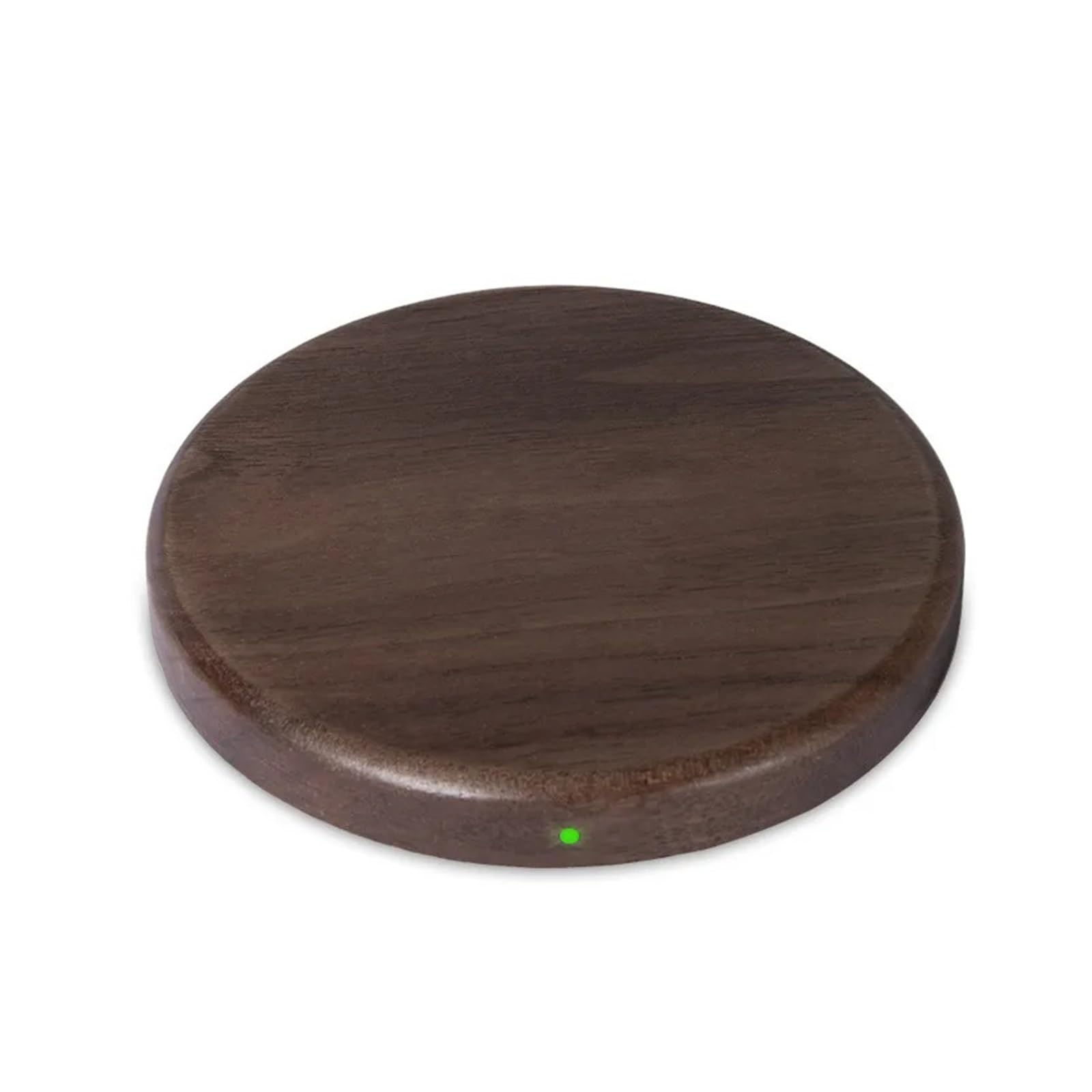 Cargador inalámbrico, Cargador inalámbrico de 15 W - Diseño Delgado con veta Madera Nogal, Compatible la mayoría Dispositivos tecnología Qi for Uso Diario