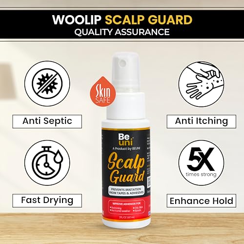 Image of Scalp Protector Guard Spray for Hair Patch & Wigs - Helps Prevent Irritation from Tape & Adhesive | Anti-Itching Formula | Reduces Discomfort & Improves Adhesion