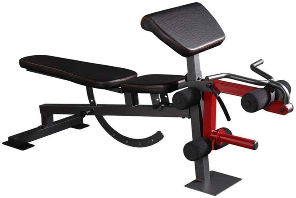 AYCDL Dumbbell Bench Weight Bench Multifunctional Dumbbell Bench Home Abdominal Sit Fitness Chair Abdominal Bench Press,Black-190 * 50 * 60cm