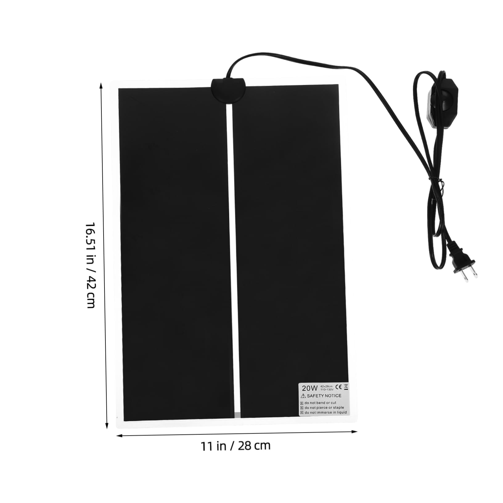 BCOATH Small Pet Reptile Tank Heat Mat 3pcs Glass Container Heating Pad for Lizards Thermostat Safe Insulation Pad Electrical Standard