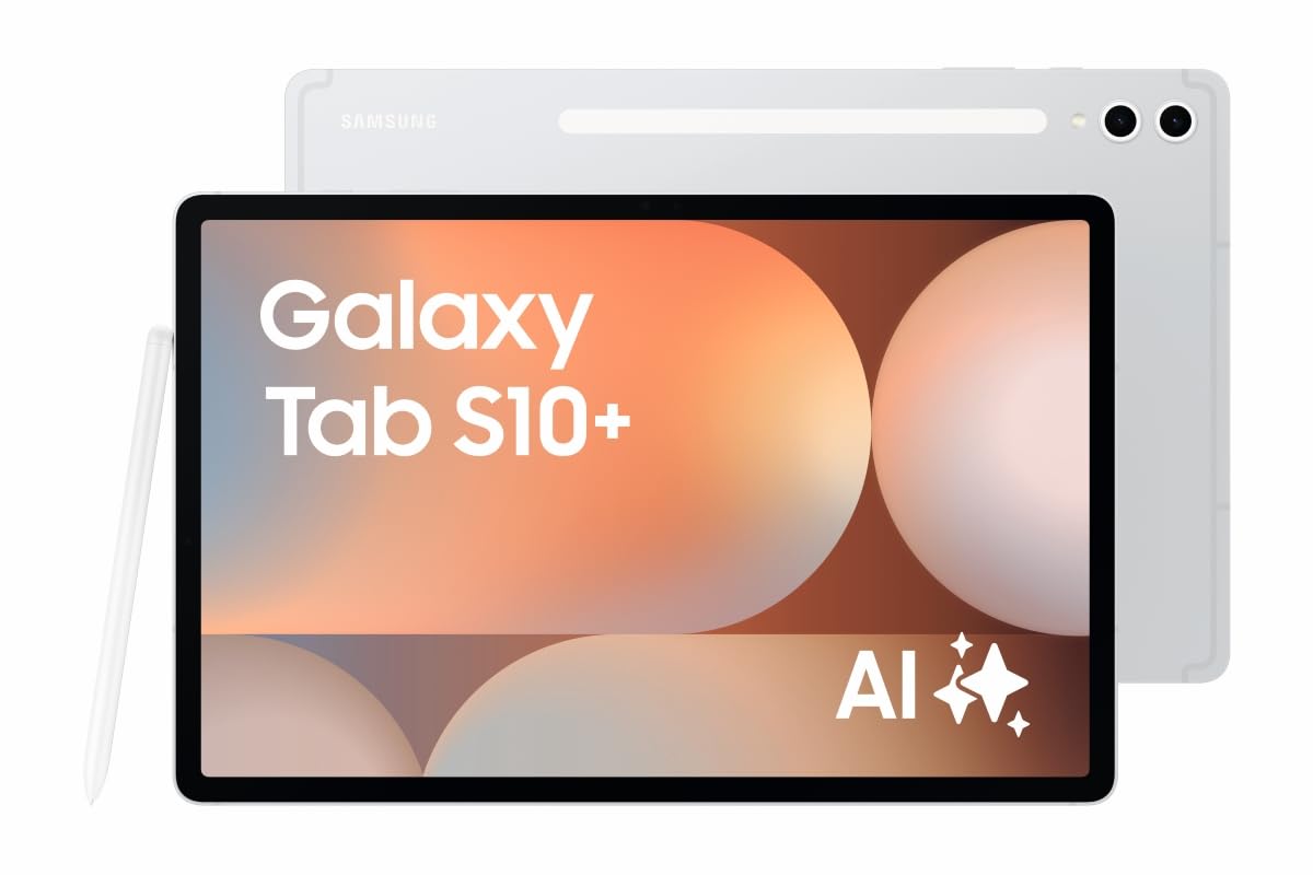 SAMSUNG Galaxy Tab S10+ Plus 12.4"" Tablet 512GB Platinum Silver SM-X820 - C