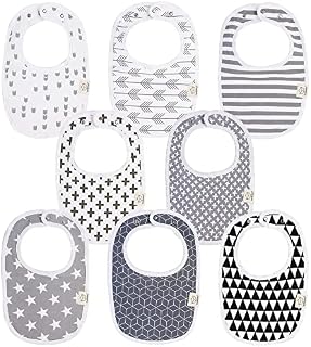 KeaBabies Organic Cotton Baby Bibs - Baby Dribble Bibs for Boys & Girls - Baby Bibs 0-6 Months - Baby Bibs 6-12 Months - Baby Bibs 12-18 Months - Newborn Bibs for Weaning - Baby Bibs Newborn, Toddler
