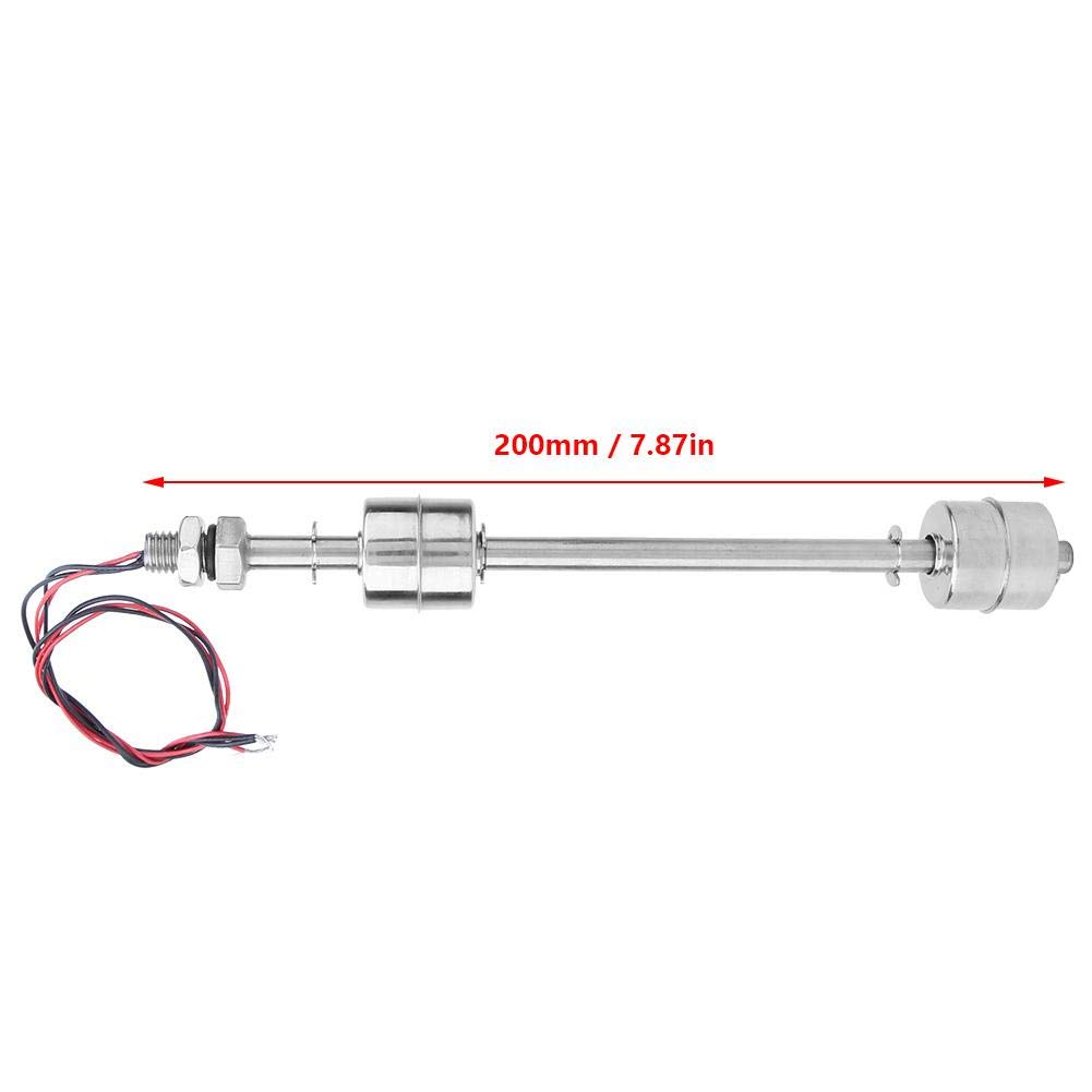 Watertank Verticale vlotterschakelaar Roestvrijstalen vloeistofsensorniveau-controller (Size : 9.84 inch