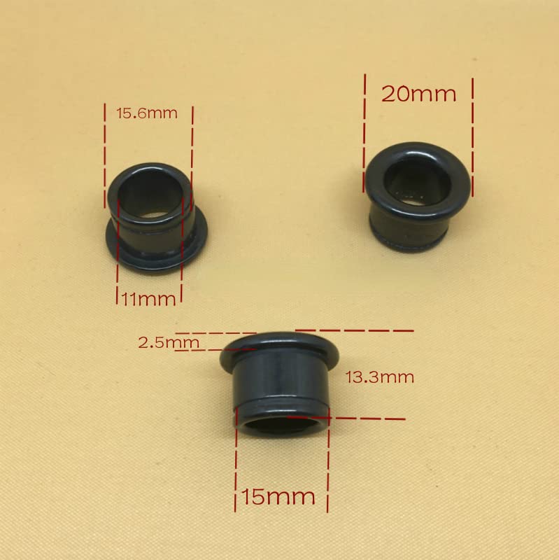 Morsetto for Filettatura Tessile Resistente all'Usura con Occhiello in Ceramica di ossido 1 Pezzo - Diametro Esterno 16 mm, Altezza 13 mm, Diametro Interno 11 mm