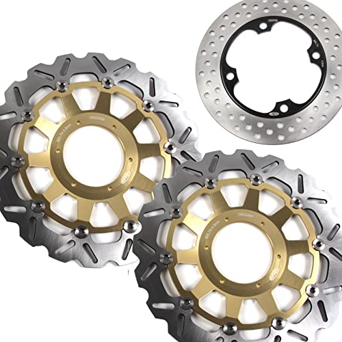Disques de frein avant arrière CBR954RR flottants pour stopper le voilage thermique