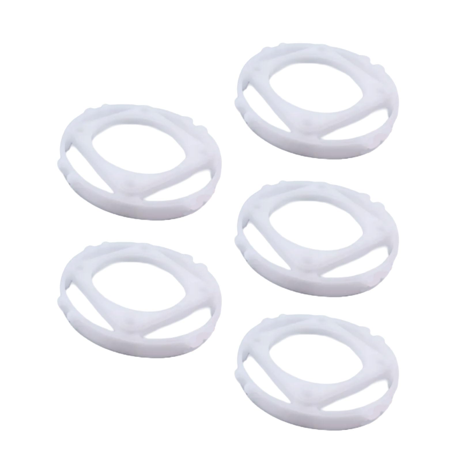5Pcs Vacuum Suction Cups Locating Rings Bottom Bracket 100X60X15mm Replacement for Professional Machining Use Industrial Vacuum Clamp