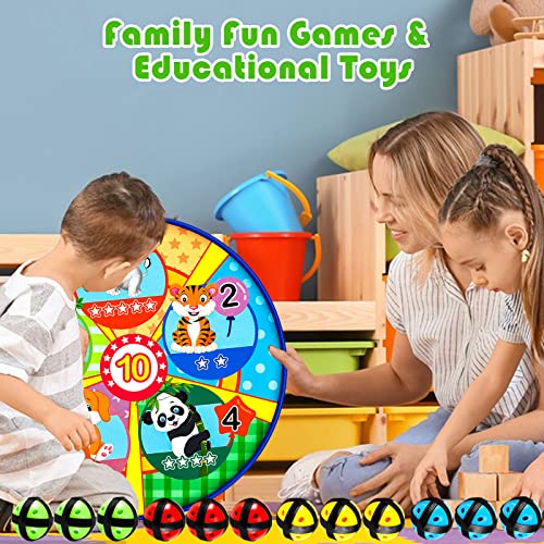 Jesitai 25.5 inches Jeux Exterieur Enfant,Jeu de fléchettes Double Face,Jeux intérieurs et extérieurs et fêtes d'anniversaire pour garçons et Filles âgés de 3 4 5 6 7 8 9 10 11 12(65cm) – Image 5