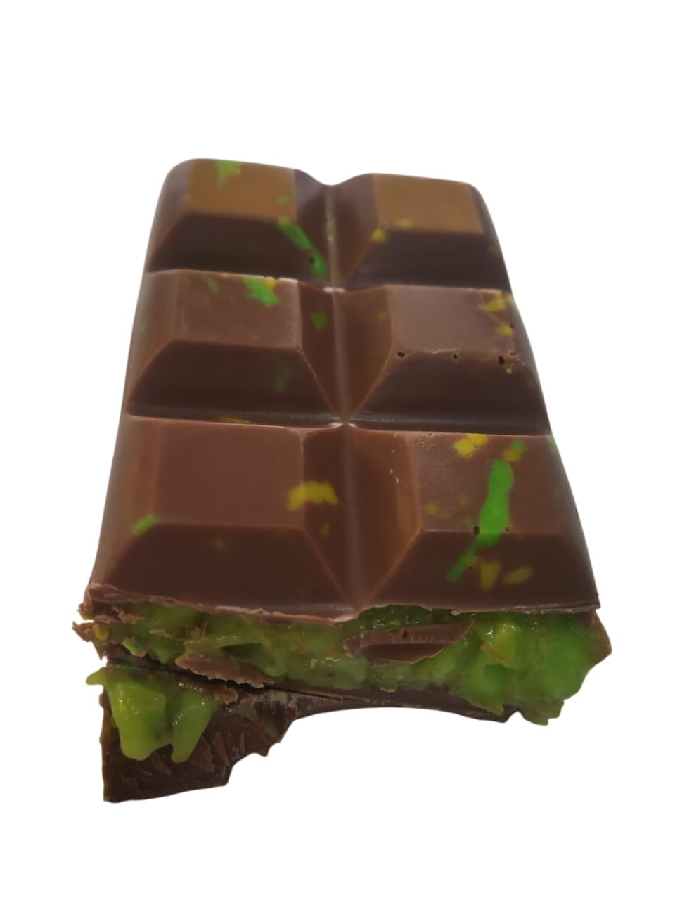 DECADENT FOODS Kunafa Milk Chocolate, Pistachios, And Crispy Bar A Popular Middle-Eastern Dessert Each 48Gm (Pack Of 5) 1
