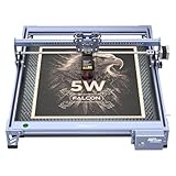 Creality Falcon 5W Laser Engraver, with Honeycomb Laser Bed 500x500mm, 10000mm/min, 72000mW High-Precision Laser Cutter for Wood, Acrylic, Pre-Installation and Out-of-The-Box