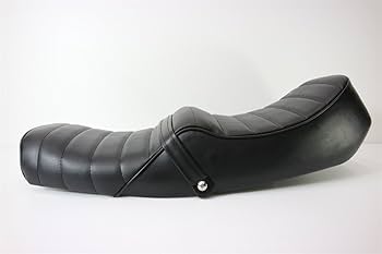 Amazon | 旧CB400F 黒皮 タックロールシート 金具黒/ブラック