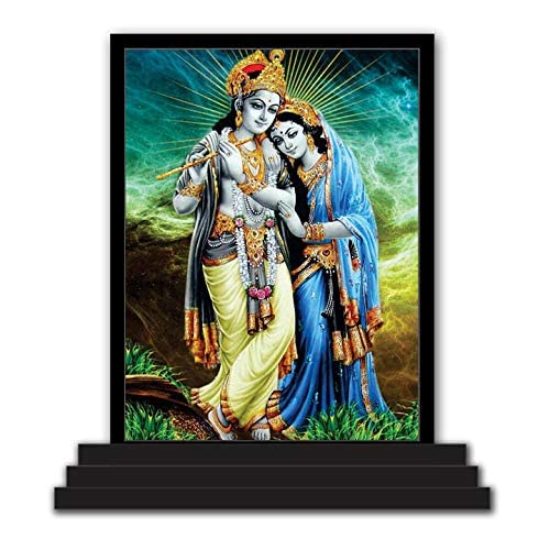 Statue Radha Krishna 1169 figurine compacte aux finitions détaillées tout usage