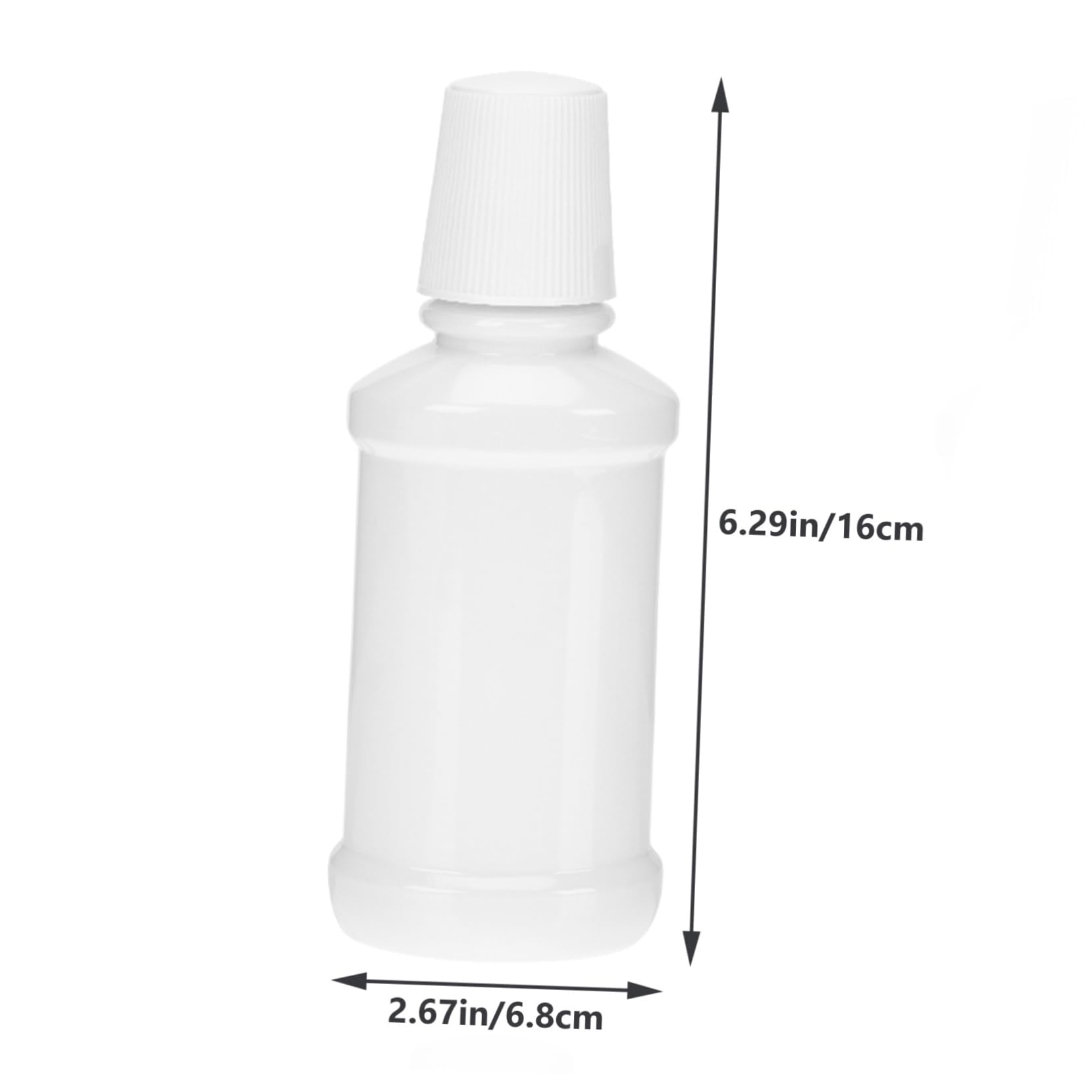 Didiseaon Mouthwash Travel Container 6 Pack Portable Pet Plastic Bottles Sub Package Oral Cleaner Container