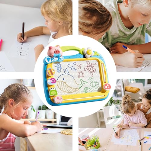 Tablero de dibujo para niños tamaño de viaje ideal para trayectos en coche 5