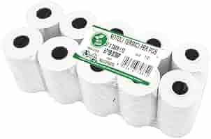 20 Rotoli Carta Termica Per Terminali Pagamento – Formato 57x40 Mm, Compatibile Con Worldpay, Ingenico