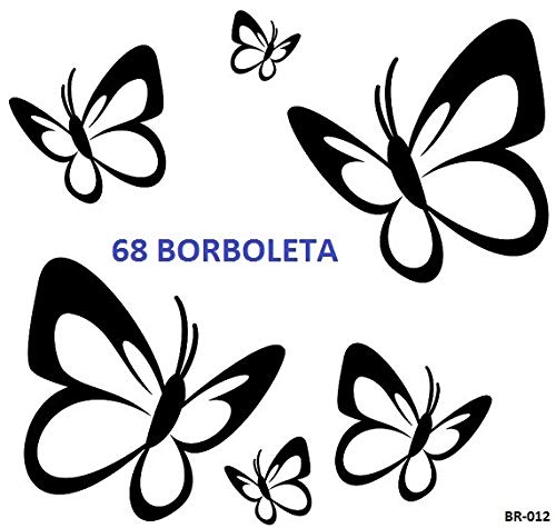 Adesivo Borboleta Para Sala, Quarto Kit 68 Decoração parede