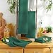 DII Basic Solid Dishtowel Collection Cotton Flat Woven, Small Set, 18x28, Dark Green, 6 Piece