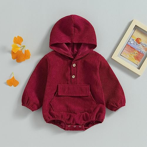 Kayotuas Infant Baby Boy Girl Fall Clothes Devil Hoodie Sweatshirt Romper Long Sleeve Bodysuit Cute Halloween Outfit Clothing2