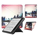 Case Compatible with Kobo Libra Colour(2024) and Kobo Libra 2(2021) e-Reader, Includes a Screen Protector - Premium PU Leather Cover with Auto Sleep/Wake