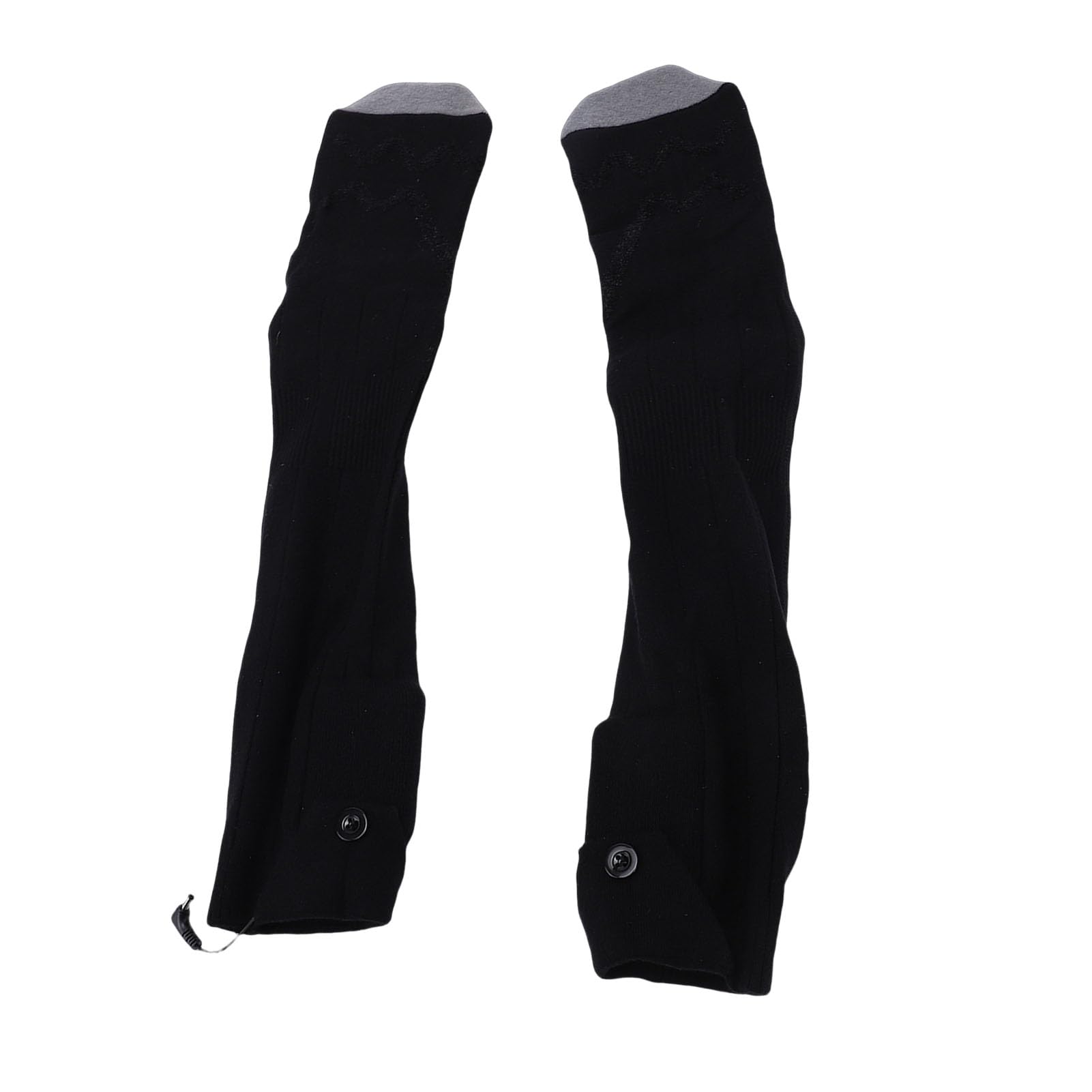 Chaussettes chauffantes pour Hommes et Femmes, réglables, lavables, avec Batterie Rechargeable, Chauffe-Pieds pour Le Ski d'hiver, la pêche, Noir et Gris