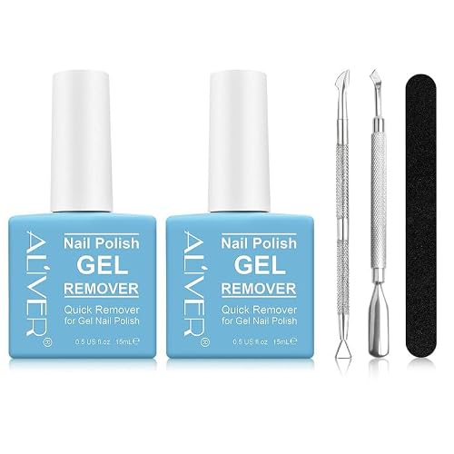 Produktfoto von Nagellackentferner (2 Stück), Gelnägel Shellac Entferner Remover, Gel Remover Nägel, Entfernt Schnell und Einfach&hellip;