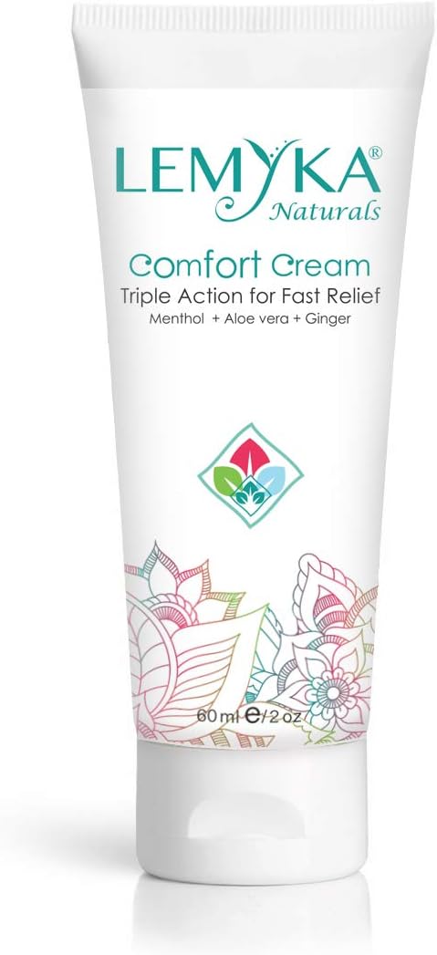 Natural Pain Relief Therapy Cream Triple Action for Chronic Pain, Joint Pain, Arthritis, Muscle Injury, Relieve Inflammation, Promotes Blood Circulation, Muscle Tissue Repair, LEMYKA