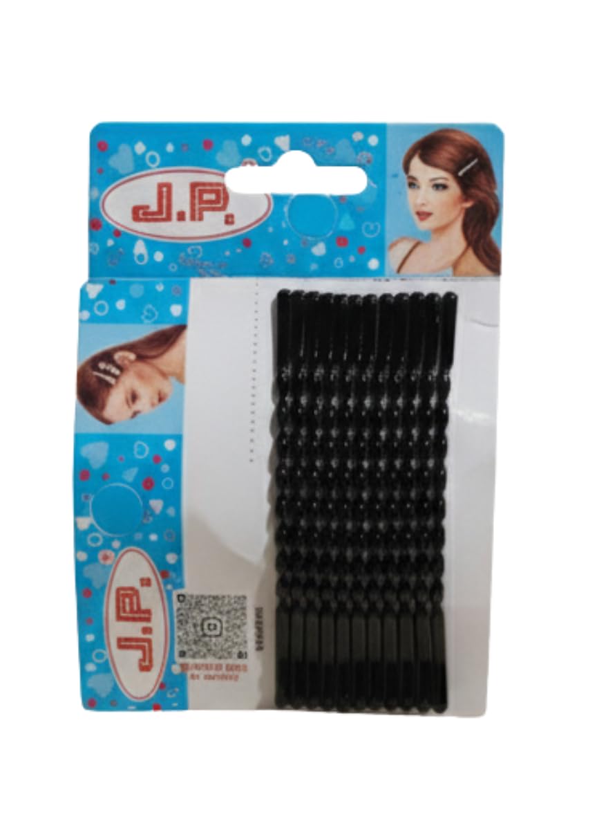 Hair Pins for Women & Girls – Strong Grip Bobby Pins, Non-Slip Metal Hair Clips, Smooth Finish Hair Accessories (12 Pcs Pack) (60 mm)-image-39
